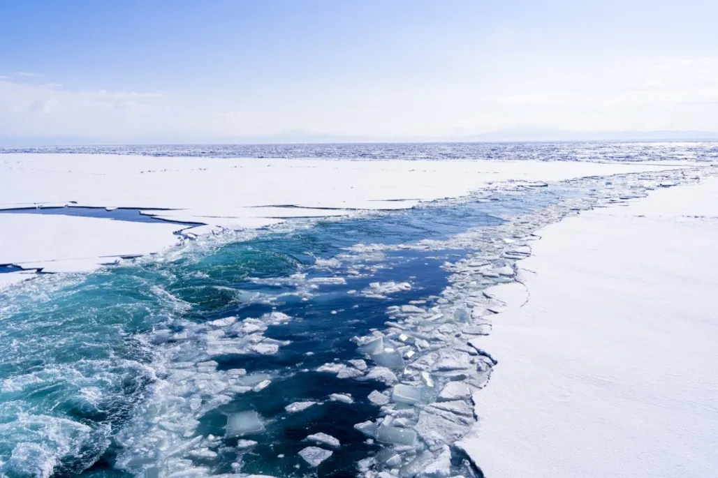 知床〜網走の流氷