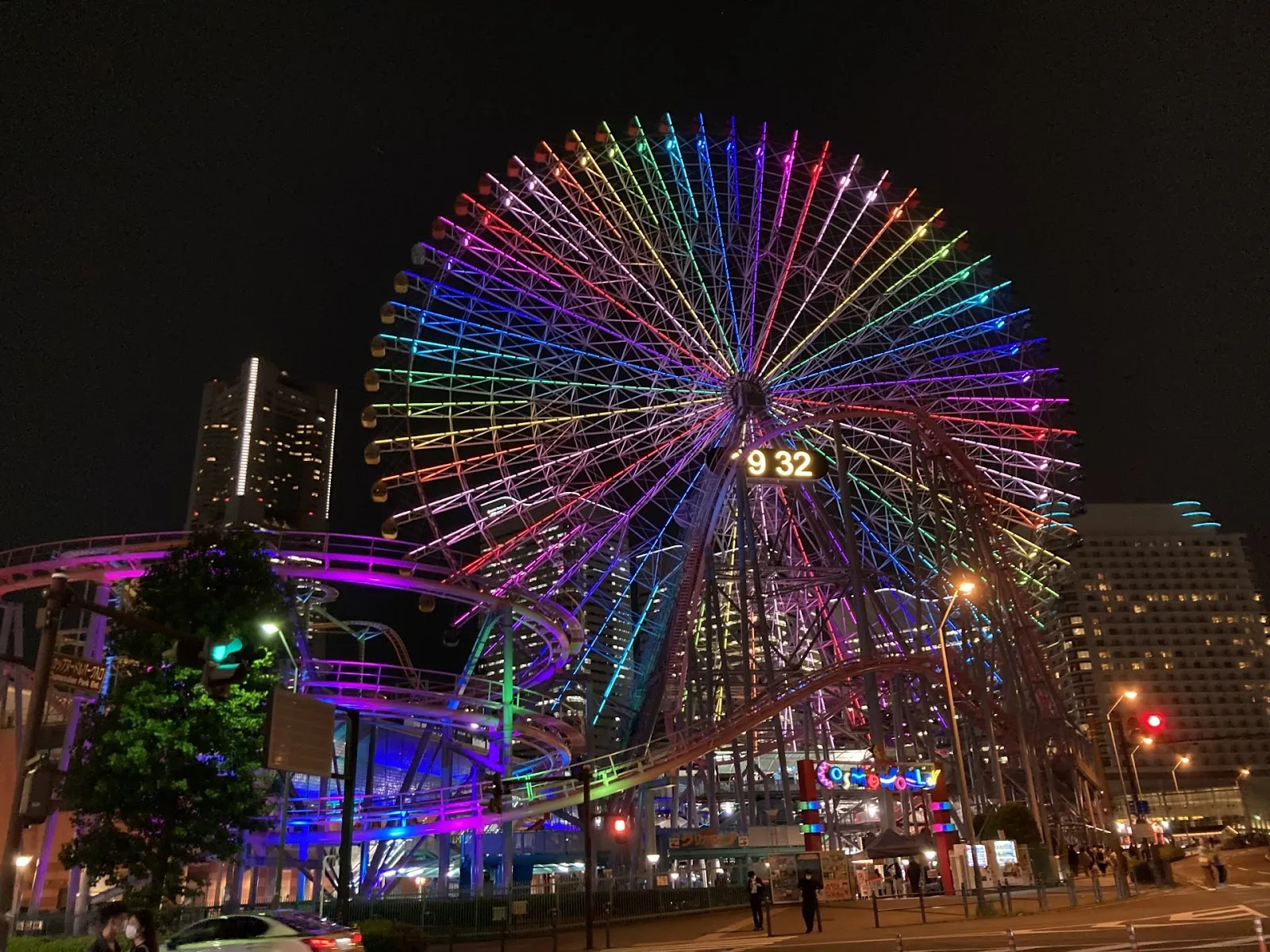 大観覧車 光のアート