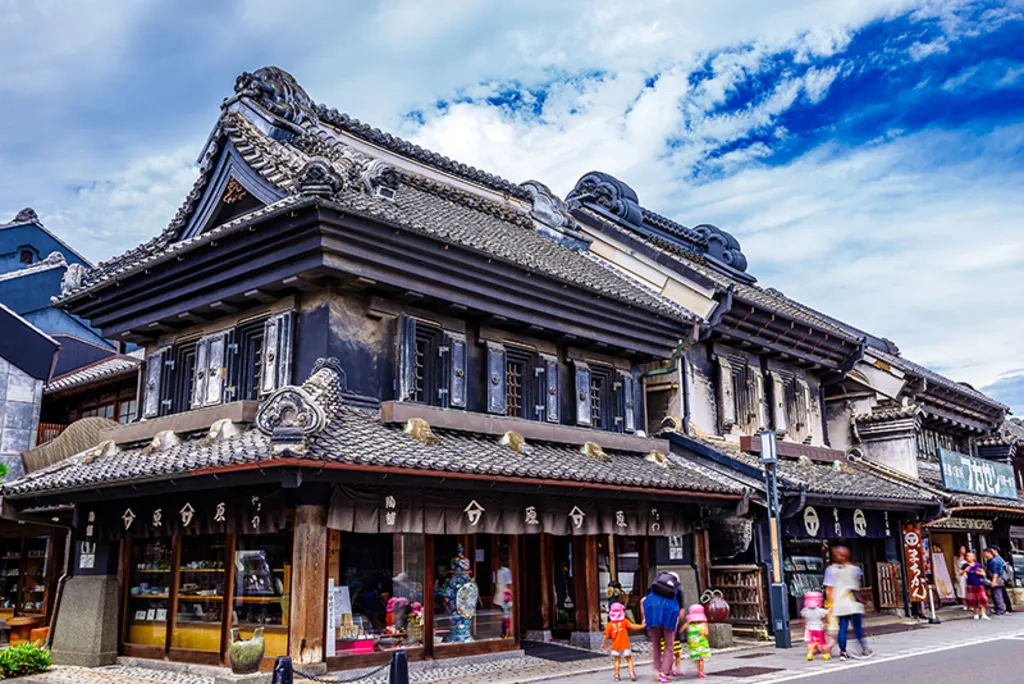 小江戸川越一番街商店街 蔵造りの町並み